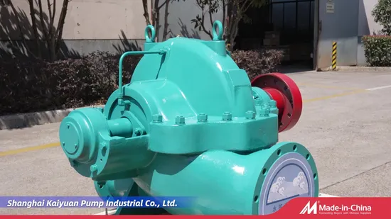 Kysb Single-Stage Double-Suction Axial Center Volute Centrifugal Water Pump